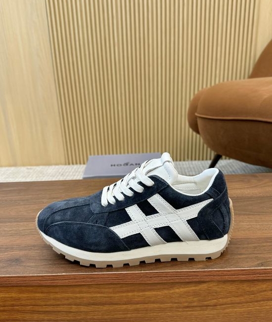 Hogan Vintage Suede Thick Sole Casual Sneakers