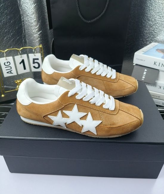 Amiri Suede Upper Retro Comfortable Casual Low Top Fashion Sneakers