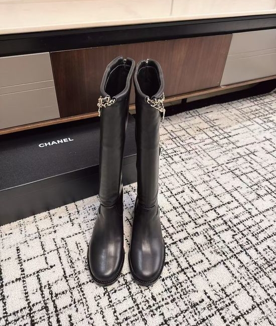 Chanel Suede Color Block Slip On Riding Ankle Boots