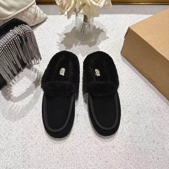 UGG Soft Suede Lined Slip On Casual Loafer Shoes