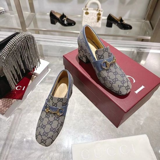 Gucci Classic Leather Pointed Toe Loafer Shoes