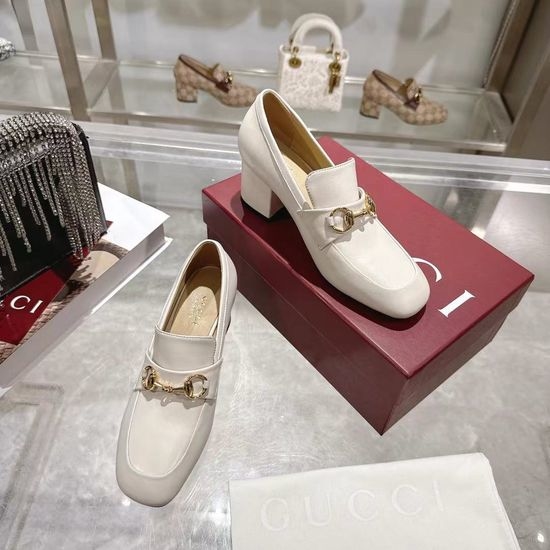 Gucci Classic Leather Pointed Toe Loafer Shoes