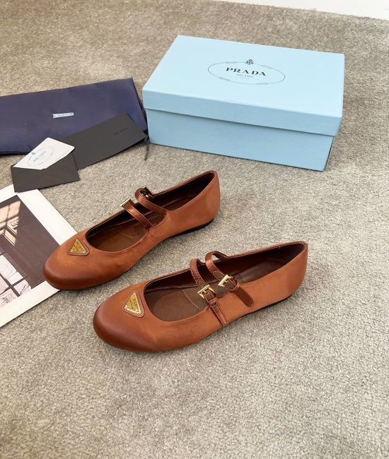 Prada Vintage Satin Loafers With Buckle And Lightweight Sole