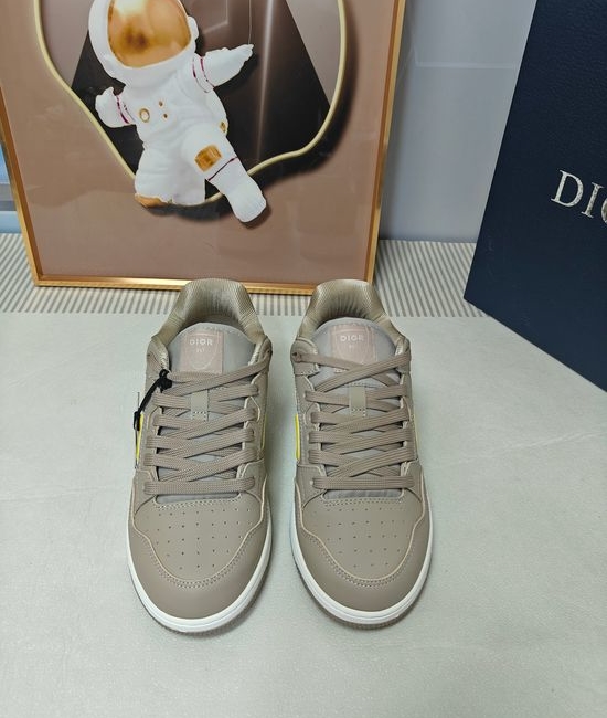 Christian Dior CD Premium Leather Casual Sneakers Classic Comfortable Daily Shoes