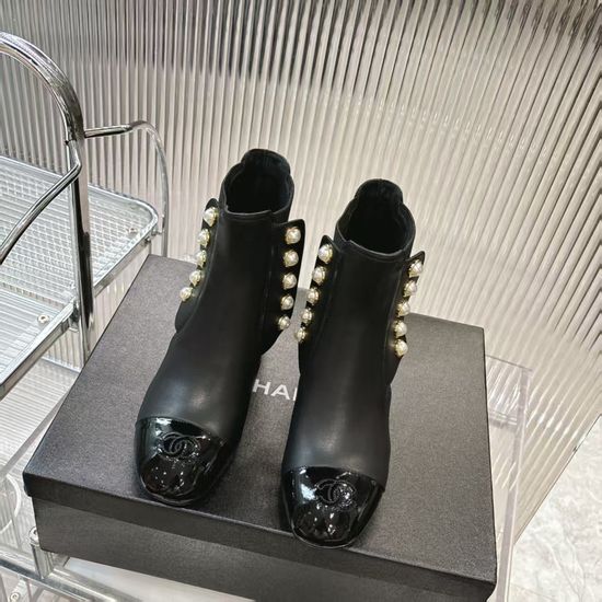 Chanel Quilted Leather Combat Boots Elevated Comfort
