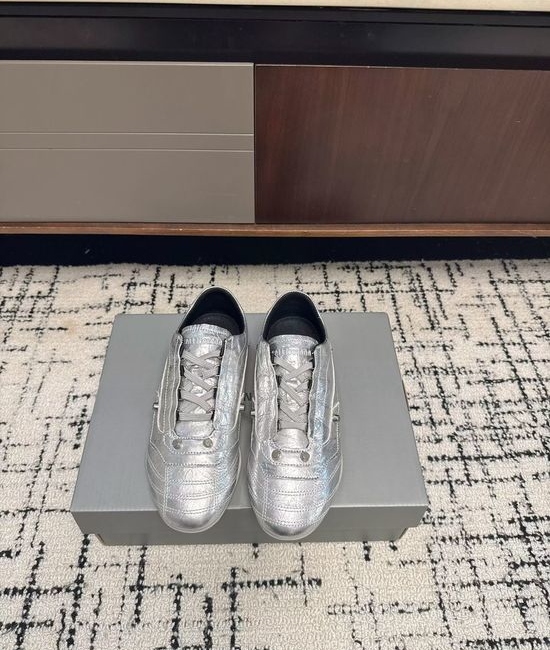 Balenciaga Vintage-Inspired Chunky Sneakers with Rivets Detail