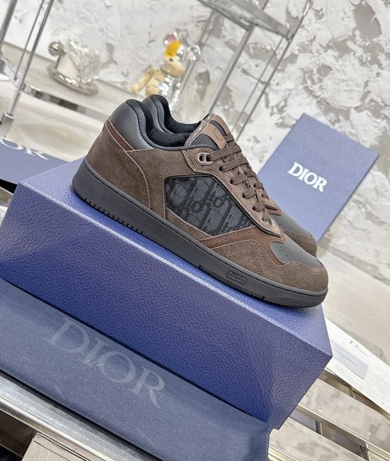 Christian Dior CD Vintage Pattern Low Top Casual Sneakers