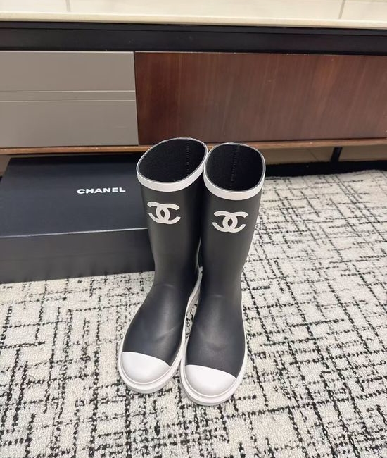 Chanel Waterproof Comfortable Rain Boots Classic Casual Footwear