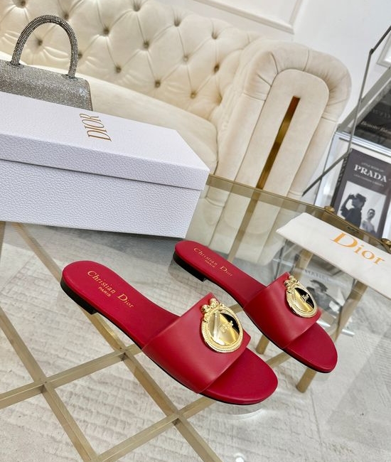 Christian Dior CD Calfskin Casual Shoes With Sheepskin Lining Rubber Sole