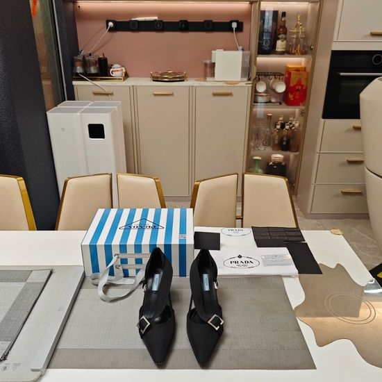 Prada Exclusive Design Shoes with Crystal Accents & Comfort