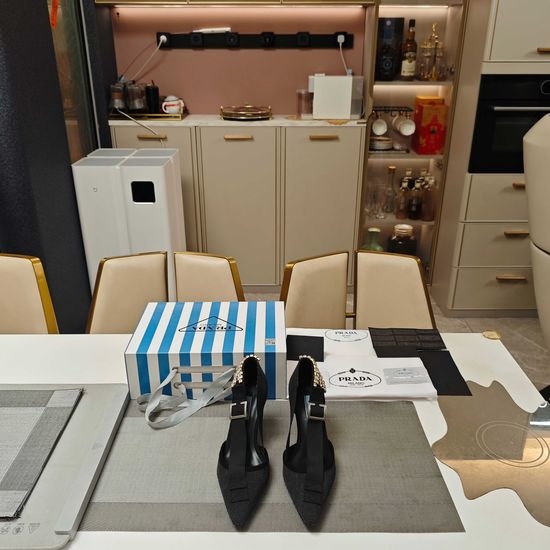 Prada Exclusive Design High-Quality Fabric Show Shoes