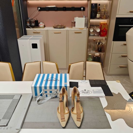 Prada Exclusive Design High-Quality Fabric Show Shoes