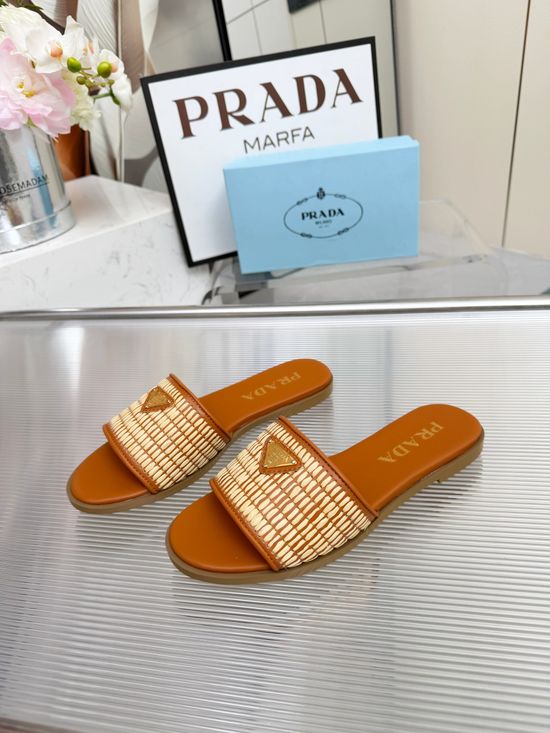Prada Woven Fashion Casual Comfort Footwear