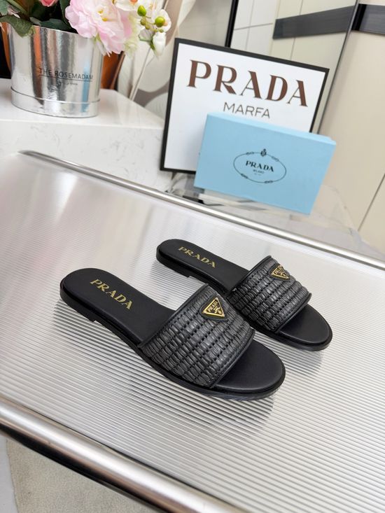 Prada Woven Fashion Casual Comfort Footwear