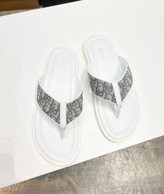 Christian Dior CD Premium Casual Slides Fine Craftsmanship Non-slip Sole