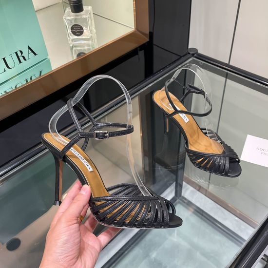 Aquazzura Strappy Stiletto Heel Comfortable Fashion Sandals