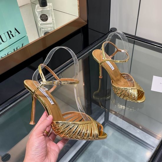 Aquazzura Strappy Stiletto Heel Comfortable Fashion Sandals
