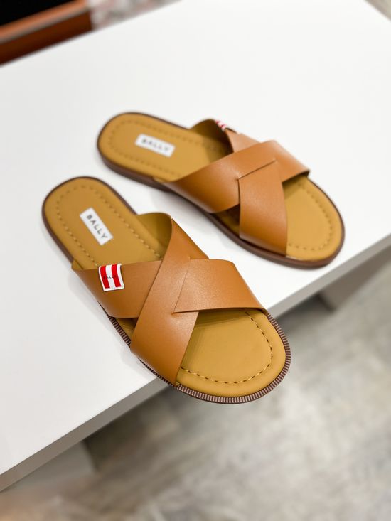 Burberry Premium Cowhide Slides with Soft Non-slip Outsole