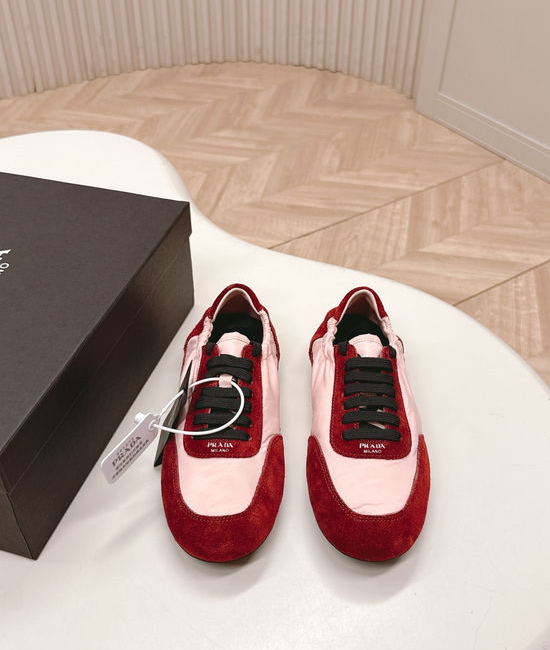 Prada Lightweight Breathable Casual Sneakers Easy Slip On Daily Shoes
