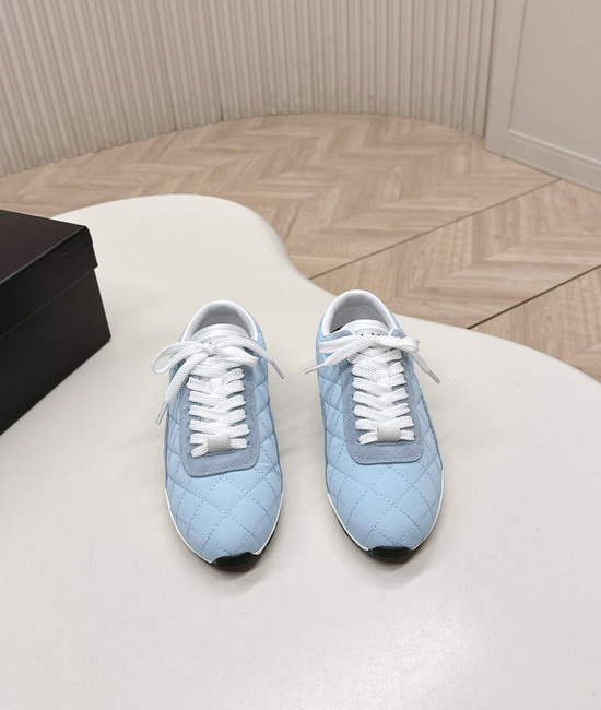 Chanel Quilted Suede Comfortable Casual Walking Shoes