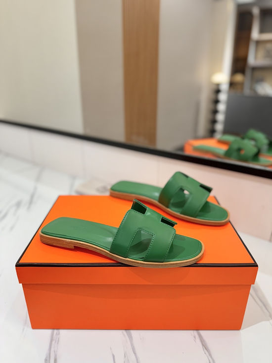 Hermes Smooth Cowhide Leather Welted Sole Comfortable Classic Shoes