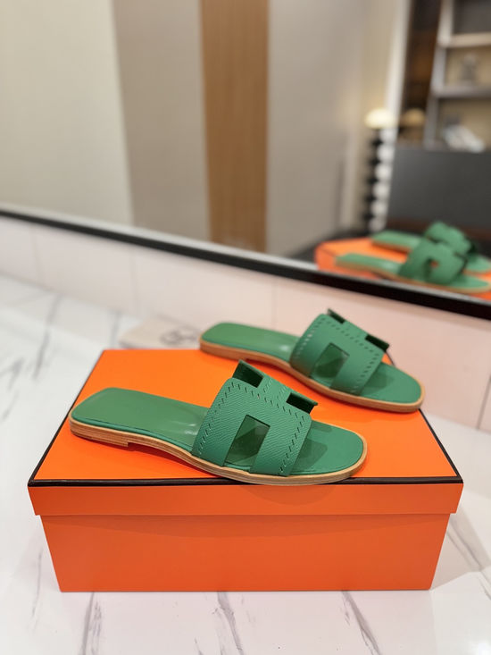 Hermes Printed Epsom Cowhide Leather Welted Sole Classic Shoes