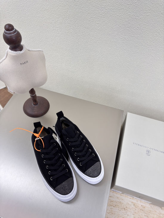 Brunello Cucinelli Breathable Knit Casual Comfortable Daily Walking Shoes