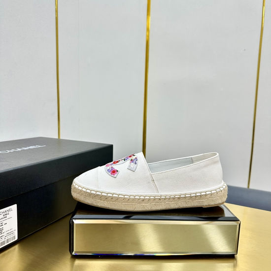 Chanel Classic Espadrilles Slip On Casual Comfortable Shoes
