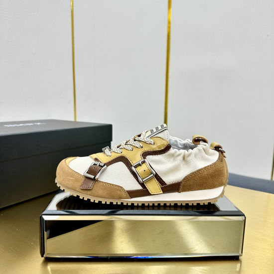 Sugarsu Color Block Casual Trainers with Non Slip Rubber Sole