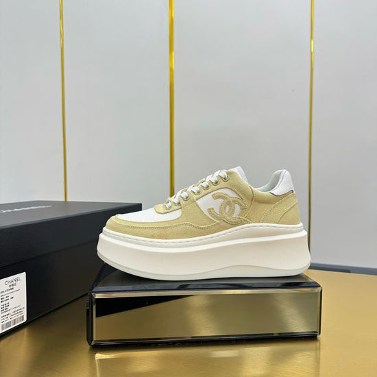 Chanel Classic Embroidered Casual Fashion Comfortable Sneakers