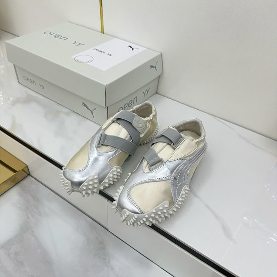 Puma Elegant Ballet-Inspired Slip-On Shoes with Silk Texture