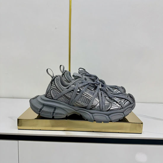 Balenciaga Breathable Mesh Upper Chunky Sneakers With Rubber Sole