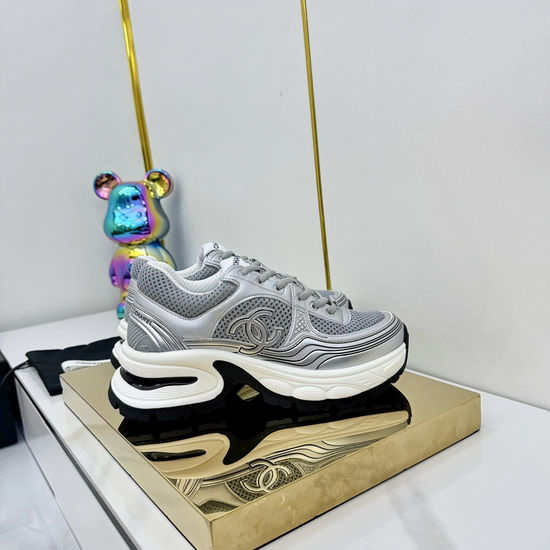 Chanel Classic Two Tone Casual Sneakers Premium Leather Comfortable Shoes