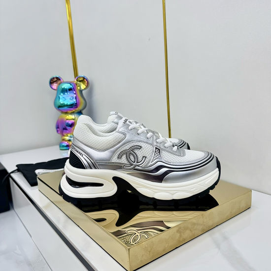 Chanel Classic Two Tone Casual Sneakers Premium Leather Comfortable Shoes