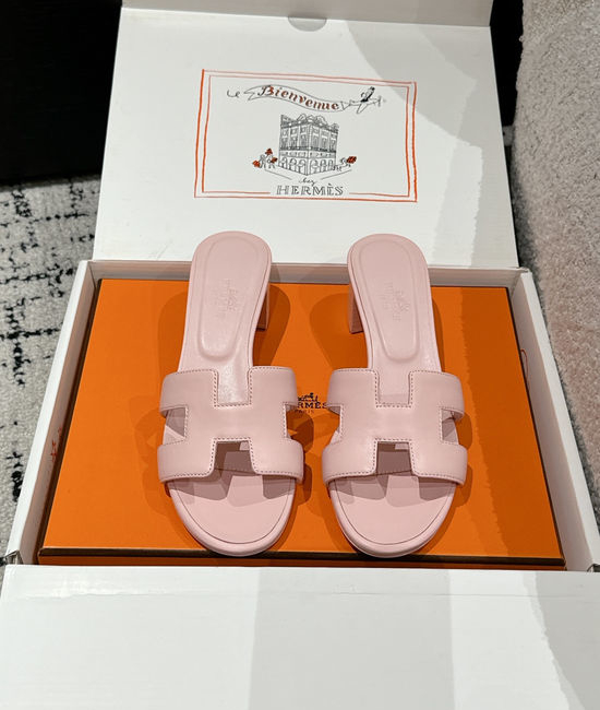 Hermes Embellished High Heel Slide Sandals Premium Quality
