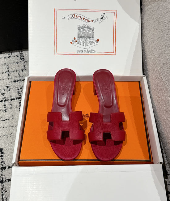 Hermes Embellished High Heel Slide Sandals Premium Quality