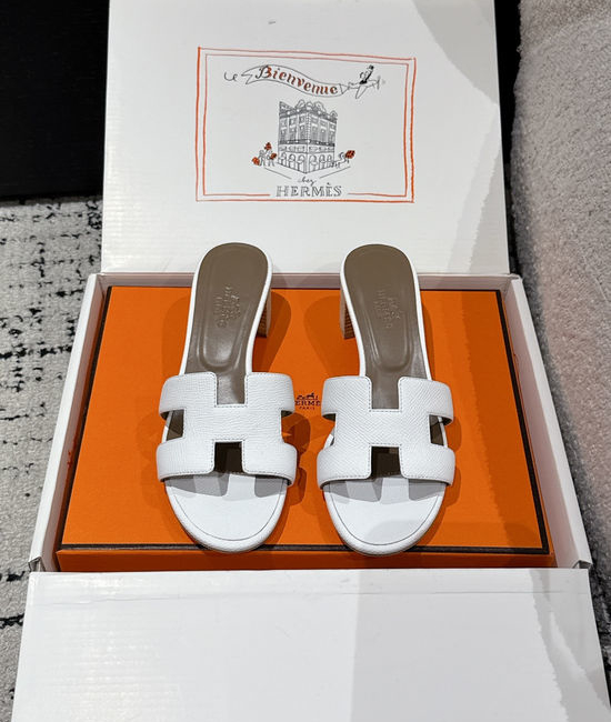 Hermes Embellished High Heel Slide Sandals Premium Quality