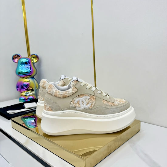 Chanel Classic Embroidered Casual Fashion Comfortable Sneakers
