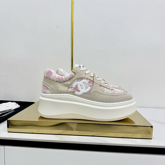 Chanel Classic Embroidered Casual Fashion Comfortable Sneakers