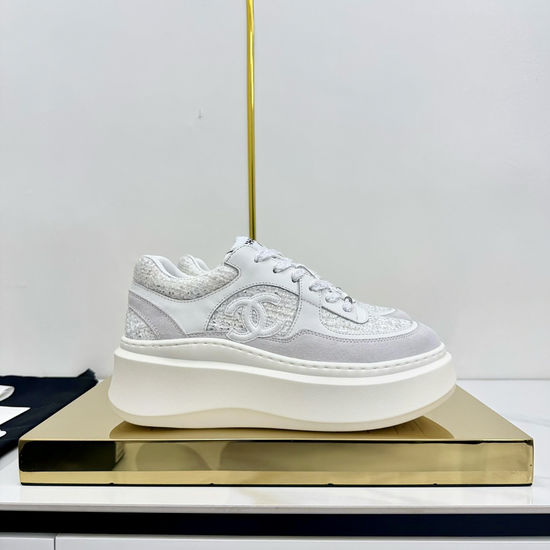 Chanel Classic Embroidered Casual Fashion Comfortable Sneakers