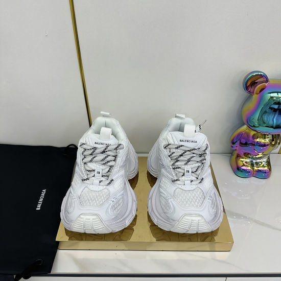 Balenciaga Vintage Low Top Mesh Sneakers With Reflective Details