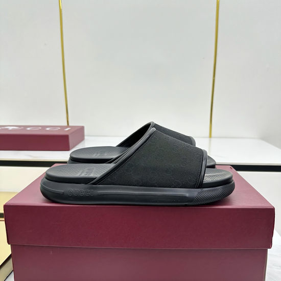 Gucci Classic Webbing Non-slip Casual Rubber Slides