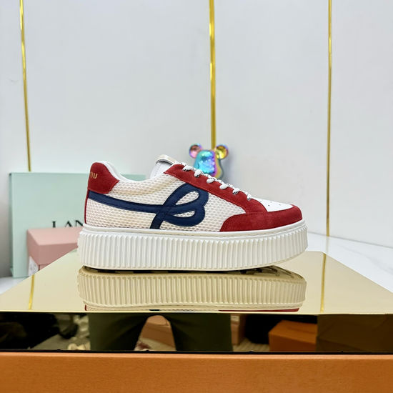 Miu Miu Vintage Casual White Shoes Soft Leather Premium Comfortable Daily