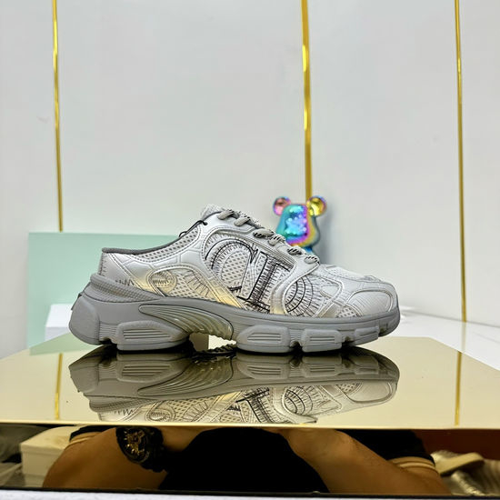 Christian Dior CD Leather Mesh Mix Non-slip Fashion Daily Casual Sneakers