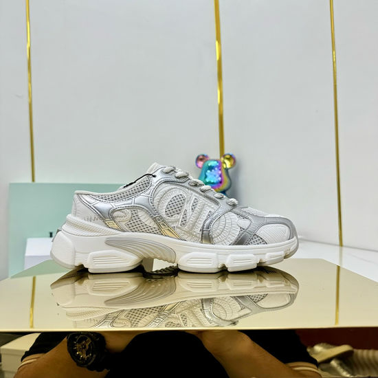 Christian Dior CD Leather Mesh Mix Non-slip Fashion Daily Casual Sneakers