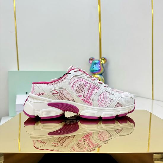 Christian Dior CD Leather Mesh Mix Non-slip Fashion Daily Casual Sneakers