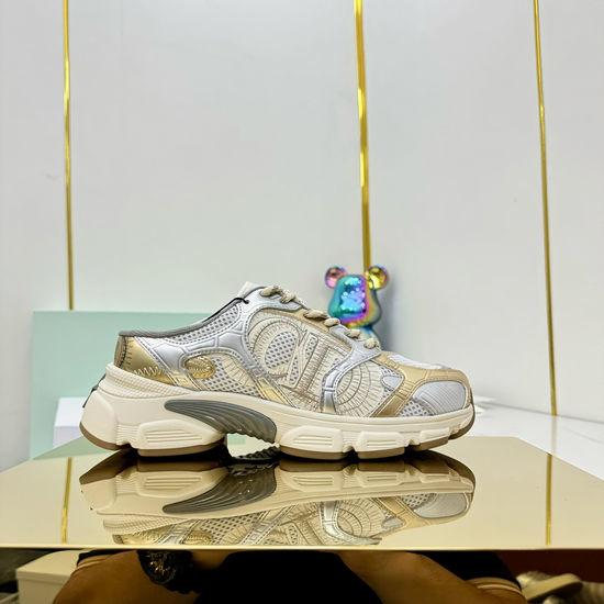 Christian Dior CD Leather Mesh Mix Non-slip Fashion Daily Casual Sneakers
