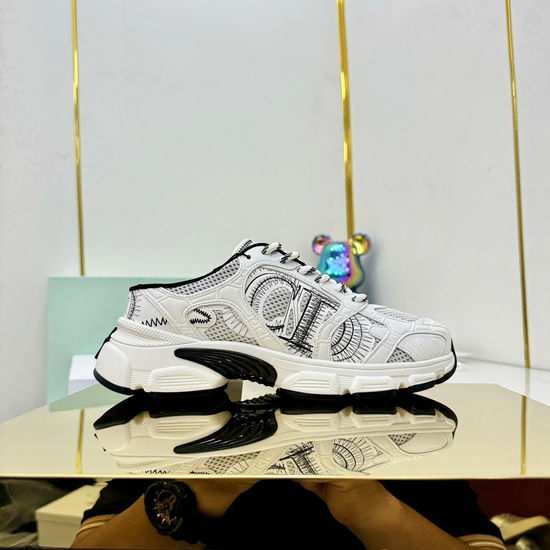 Christian Dior CD Leather Mesh Mix Non-slip Fashion Daily Casual Sneakers