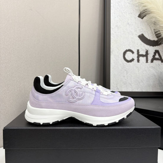 Chanel Two Tone Casual Sneakers Breathable Comfortable Versatile Sports Shoes