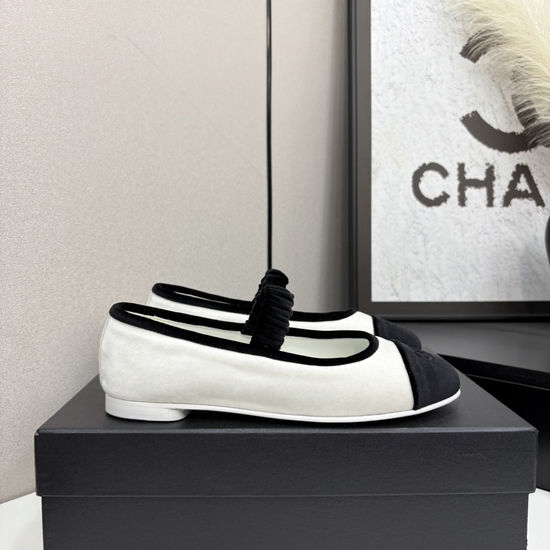 Chanel Velvet Sheepskin Leather Sole Slides Sandals